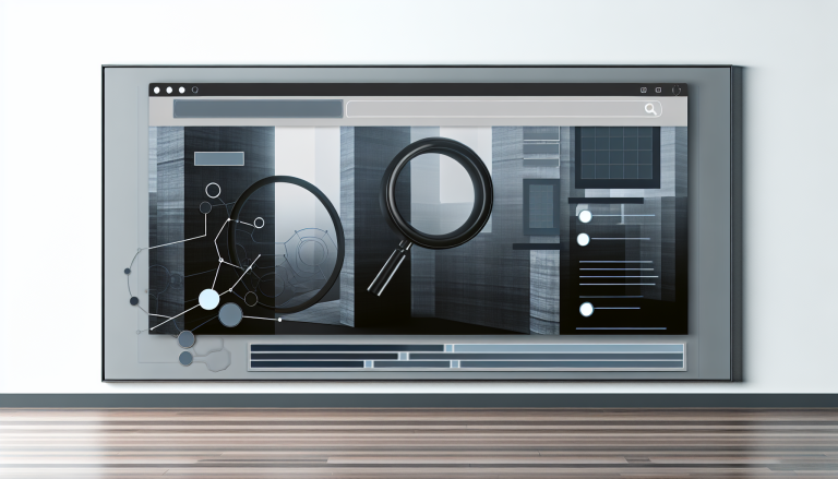 Graphic showing generative AI search concepts with data schemas and citation signals