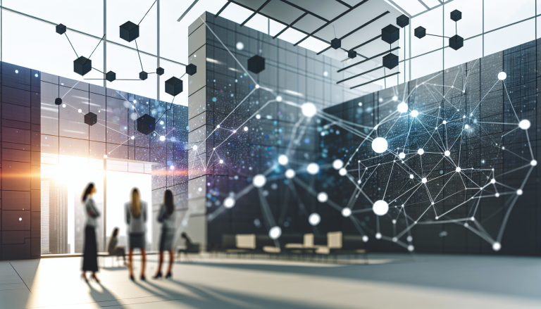 Interconnected entity nodes with structured data icons