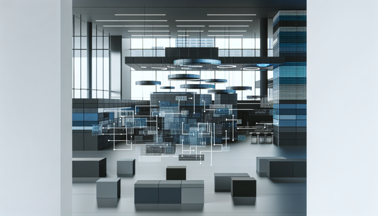 Diagram showing structured data schema enhancing AI-driven search results