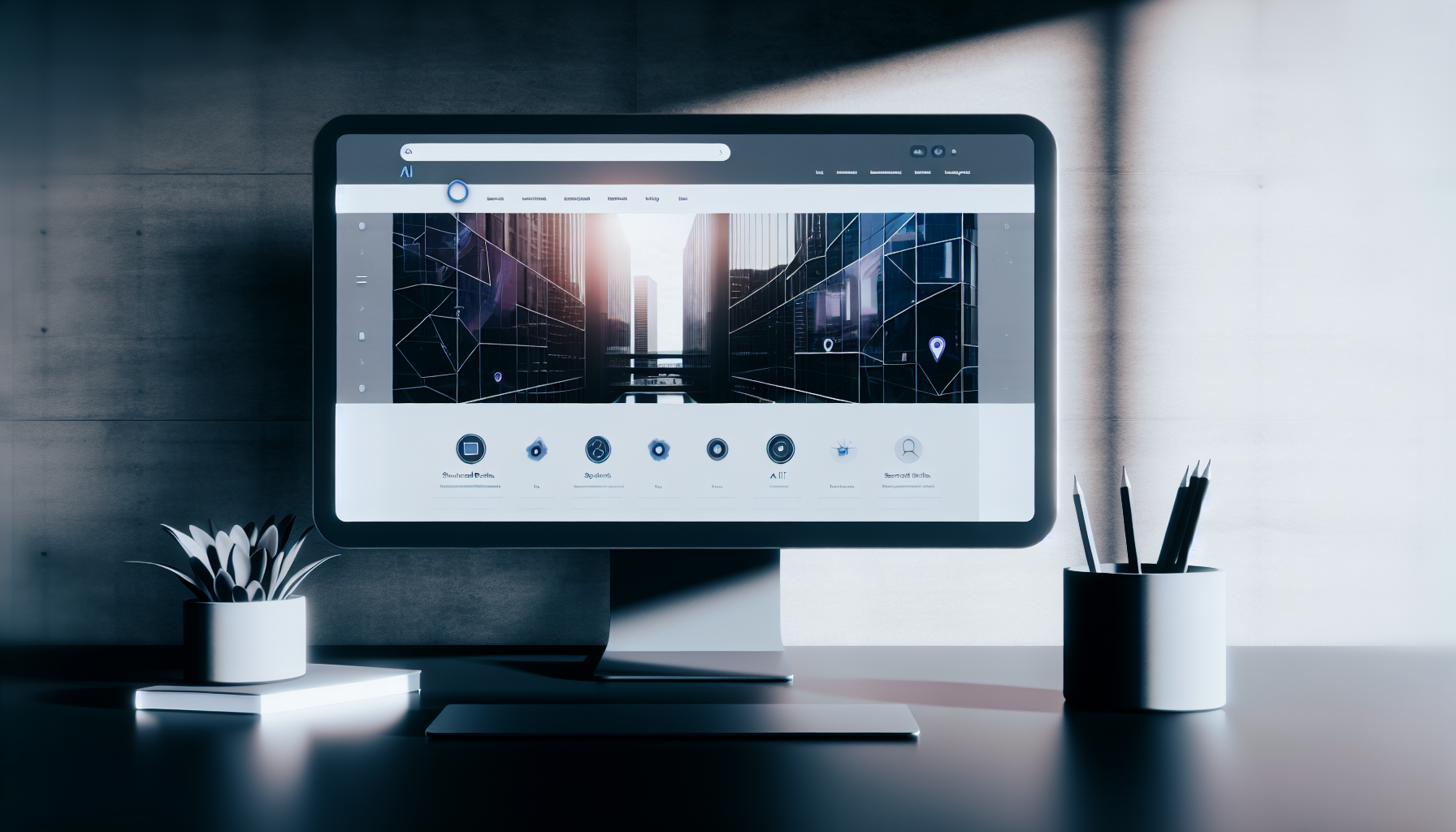 Diagram of structured data markup and AI search integration